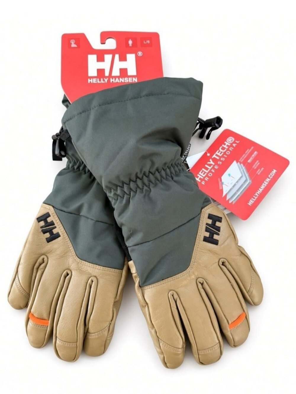 HELLY-HANSEN Gloves Ullr Sogn HT Insulated Winter Ski Snowboard Unisex LARGE New